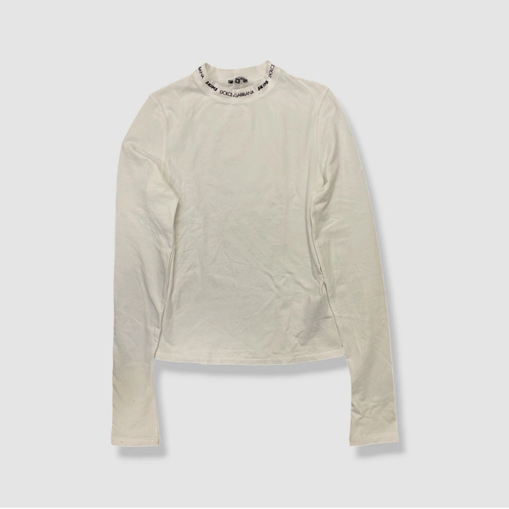 Dolce & Gabbana x Skims White Logo Top
